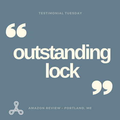Testimonial Tuesday: Outstanding Lock